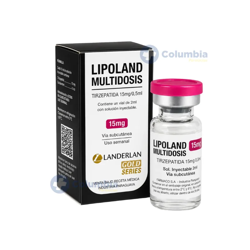 Lipoland 15mg - 4 ampolas