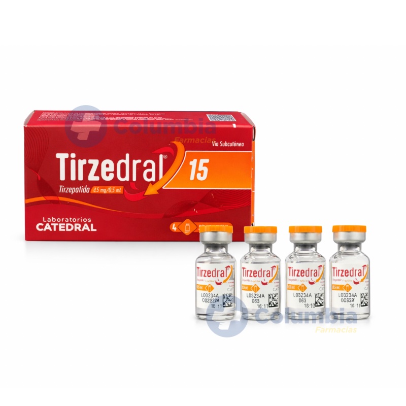 Tirzedral 15mg - Ampolas