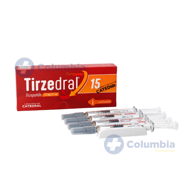 Tirzedral 15mg - Seringas